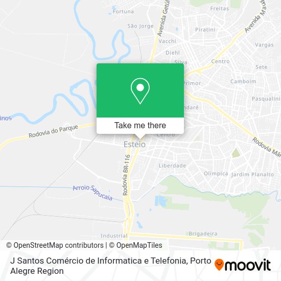 J Santos Comércio de Informatica e Telefonia map