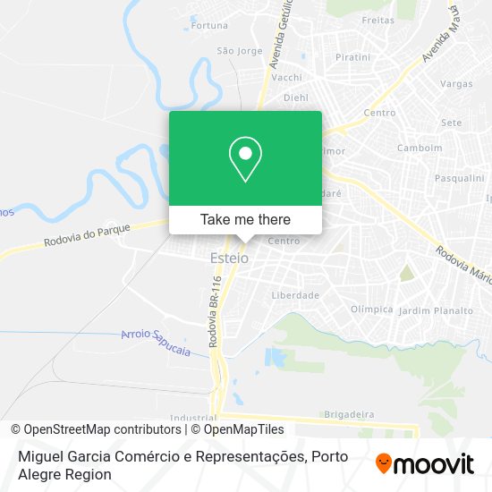 Miguel Garcia Comércio e Representações map