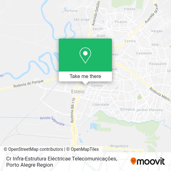 Cr Infra-Estrutura Eléctricae Telecomunicações map