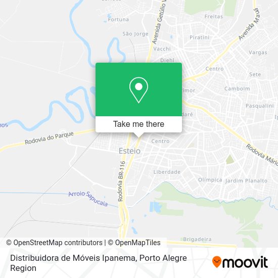 Distribuidora de Móveis Ipanema map