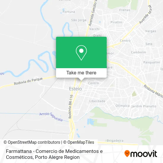 Farmattana - Comercio de Medicamentos e Cosméticos map