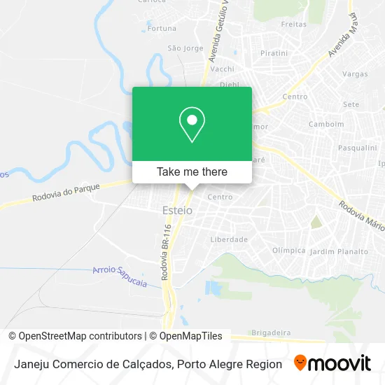 Janeju Comercio de Calçados map