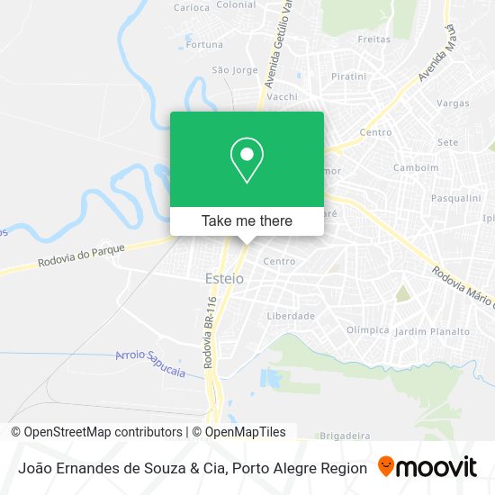 João Ernandes de Souza & Cia map