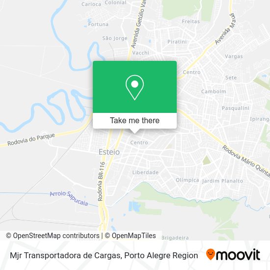 Mjr Transportadora de Cargas map