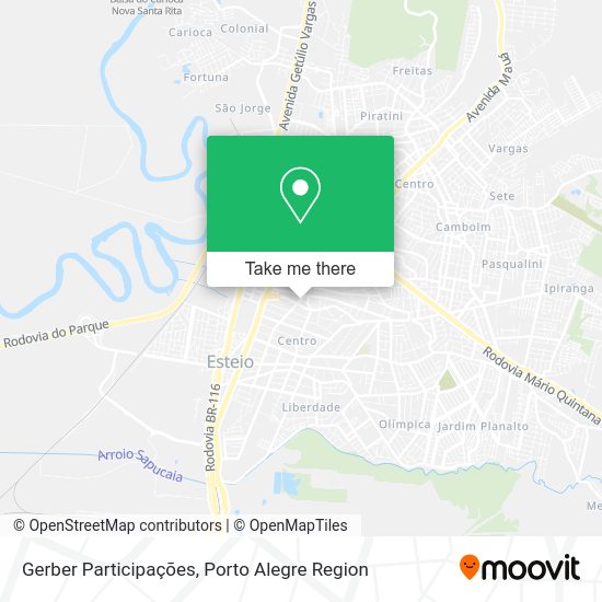 Gerber Participações map