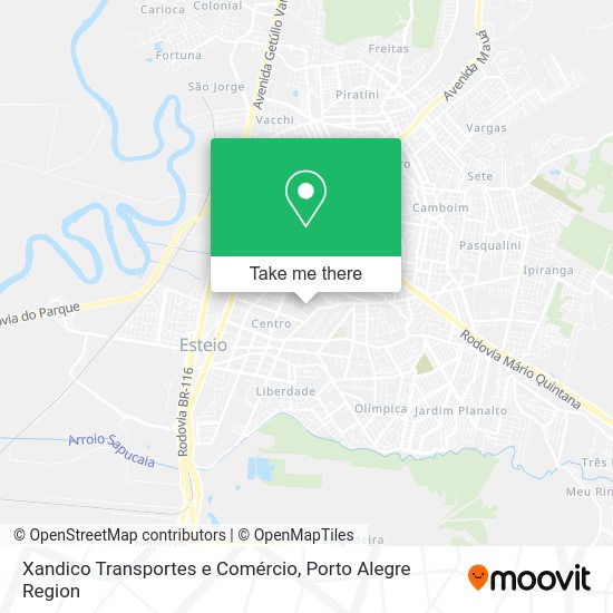 Xandico Transportes e Comércio map