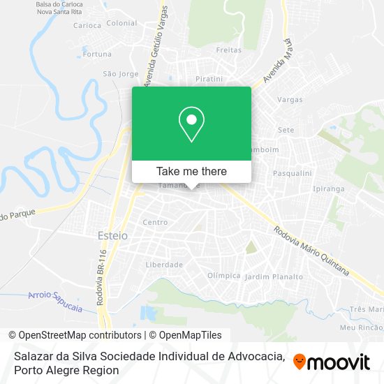 Salazar da Silva Sociedade Individual de Advocacia map