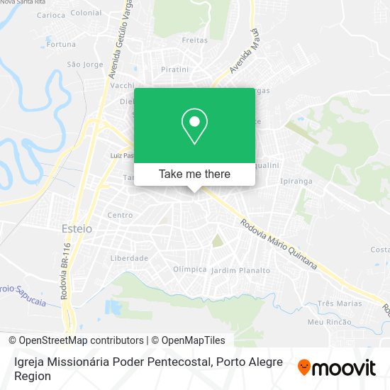 Igreja Missionária Poder Pentecostal map