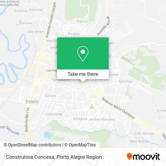 Construtora Concesa map