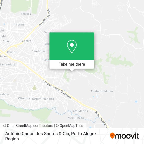 Antônio Carlos dos Santos & Cia map
