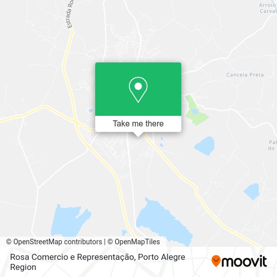 Rosa Comercio e Representação map