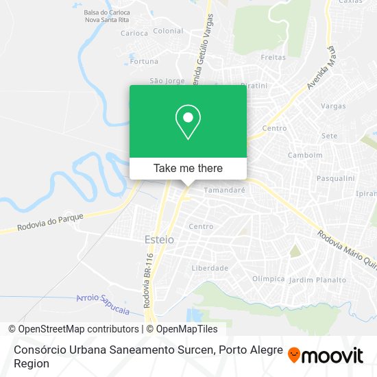 Consórcio Urbana Saneamento Surcen map