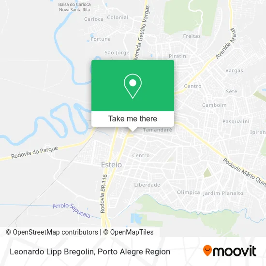Leonardo Lipp Bregolin map