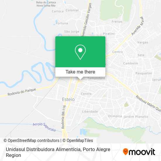 Unidasul Distribuidora Alimentícia map