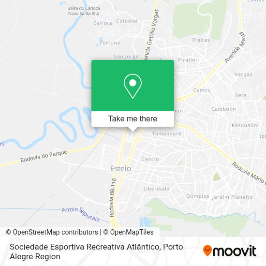 Sociedade Esportiva Recreativa Atlântico map