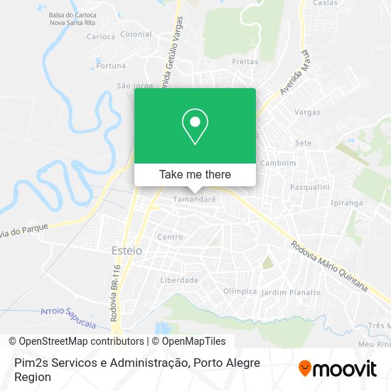 Pim2s Servicos e Administração map