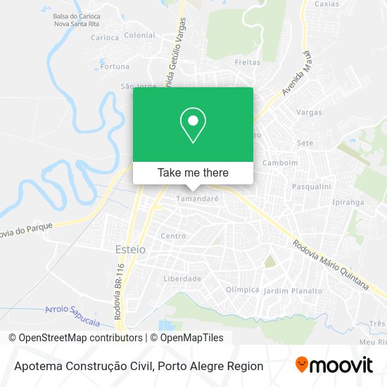 Apotema Construção Civil map