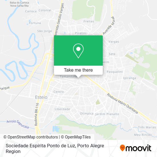 Sociedade Espírita Ponto de Luz map