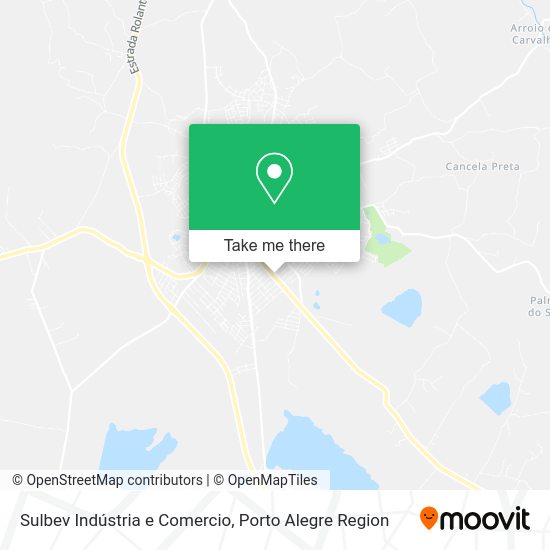 Sulbev Indústria e Comercio map