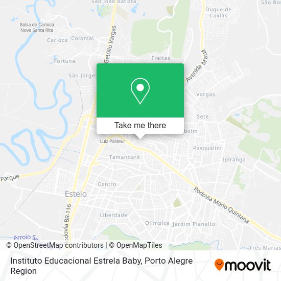 Instituto Educacional Estrela Baby map