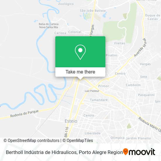 Bertholl Indústria de Hidraulicos map