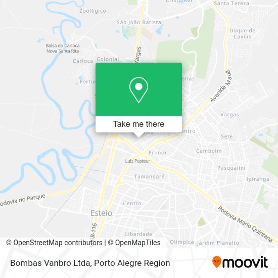 Bombas Vanbro Ltda map