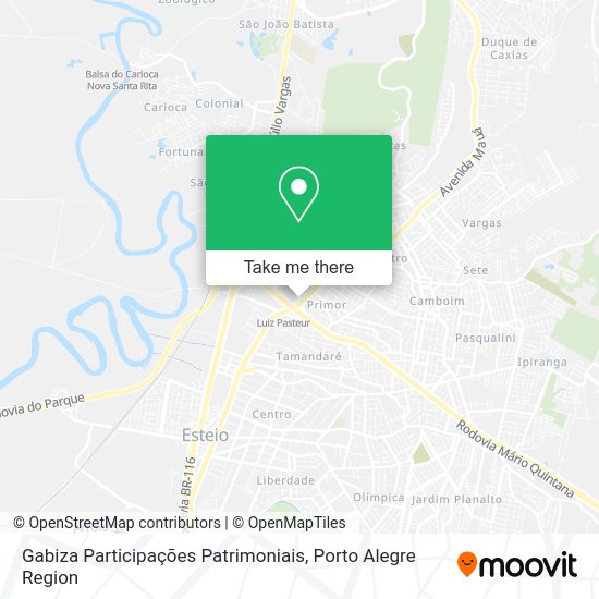 Gabiza Participações Patrimoniais map