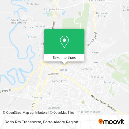 Rodo Rm Transporte map
