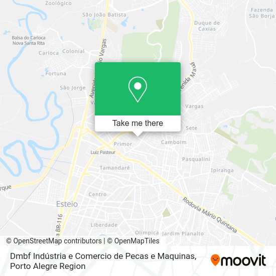 Dmbf Indústria e Comercio de Pecas e Maquinas map