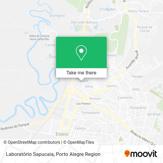 Laboratório Sapucaia map