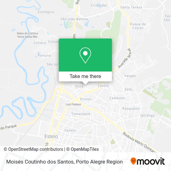 Moisés Coutinho dos Santos map