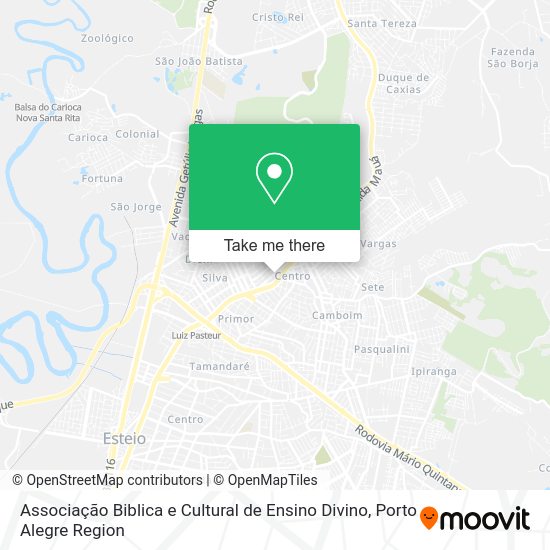 Associação Biblica e Cultural de Ensino Divino map