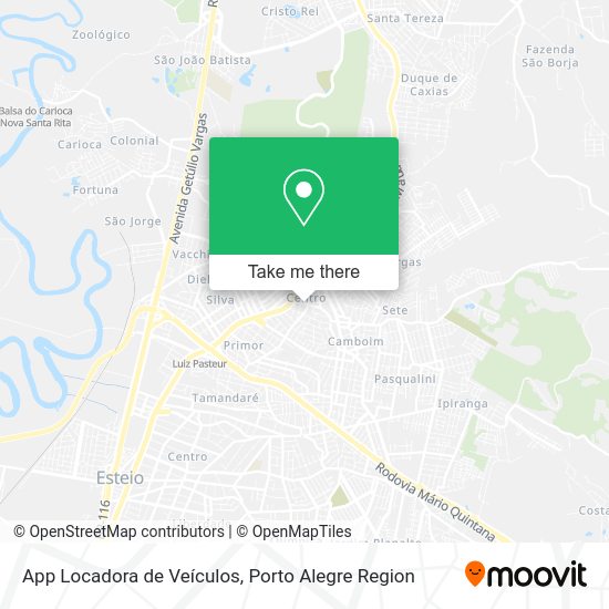 App Locadora de Veículos map