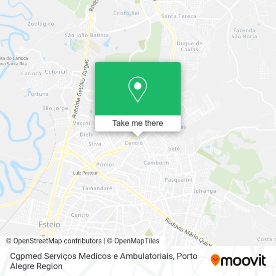 Cgpmed Serviços Medicos e Ambulatoriais map