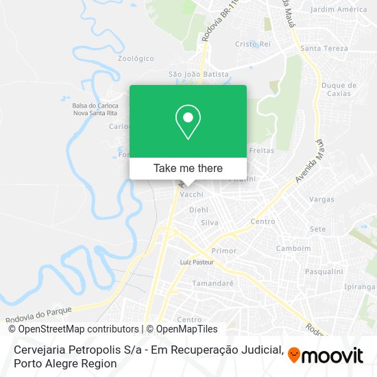 Cervejaria Petropolis S / a - Em Recuperação Judicial map