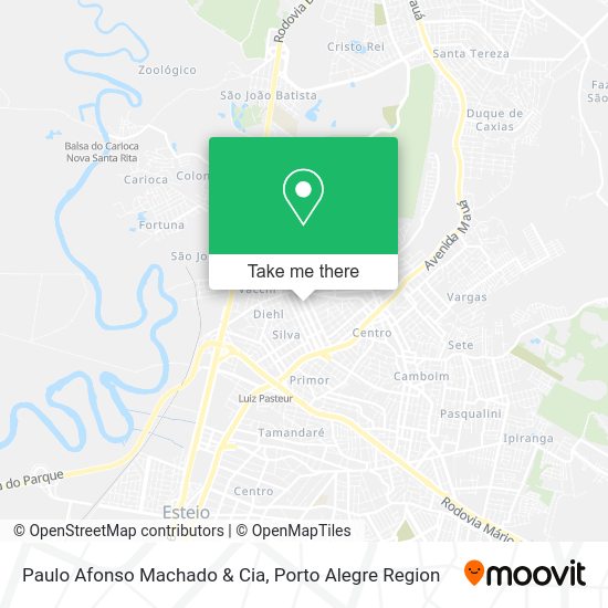 Paulo Afonso Machado & Cia map