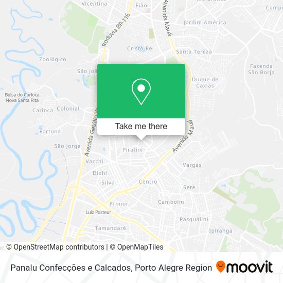 Panalu Confecções e Calcados map