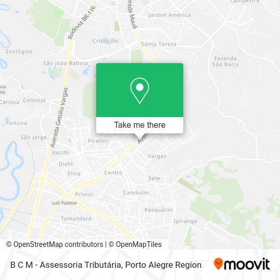 B C M - Assessoria Tributária map