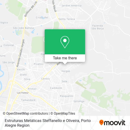 Estruturas Metálicas Steffanello e Oliveira map