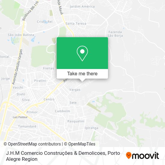 J.H.M Comercio Construções & Demolicoes map