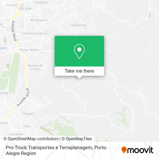 Pro-Truck Transportes e Terraplanagem map
