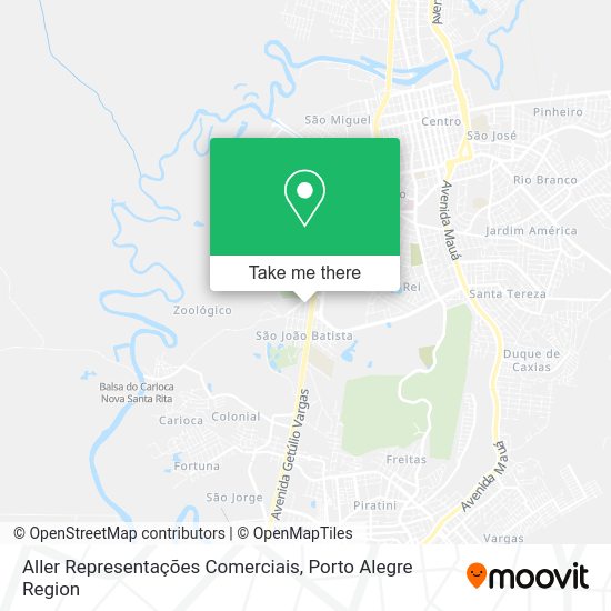 Aller Representações Comerciais map