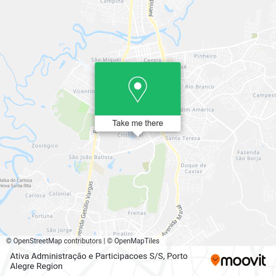 Ativa Administração e Participacoes S / S map