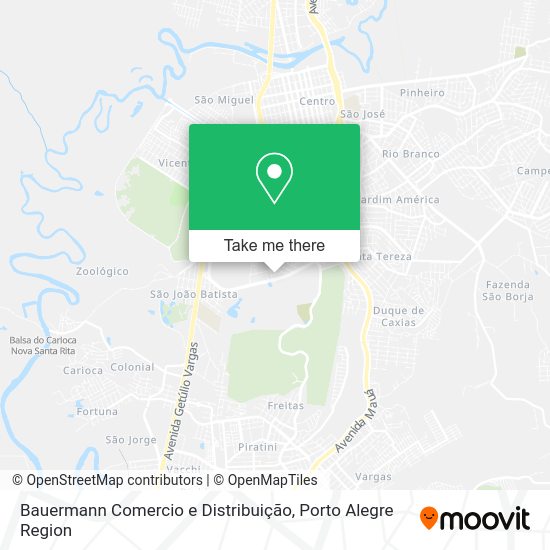 Bauermann Comercio e Distribuição map