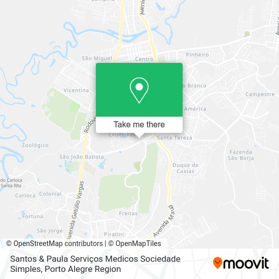 Santos & Paula Serviços Medicos Sociedade Simples map