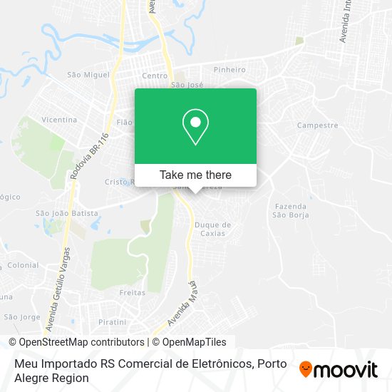 Meu Importado RS Comercial de Eletrônicos map