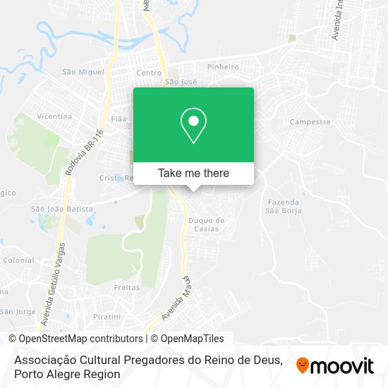 Associação Cultural Pregadores do Reino de Deus map