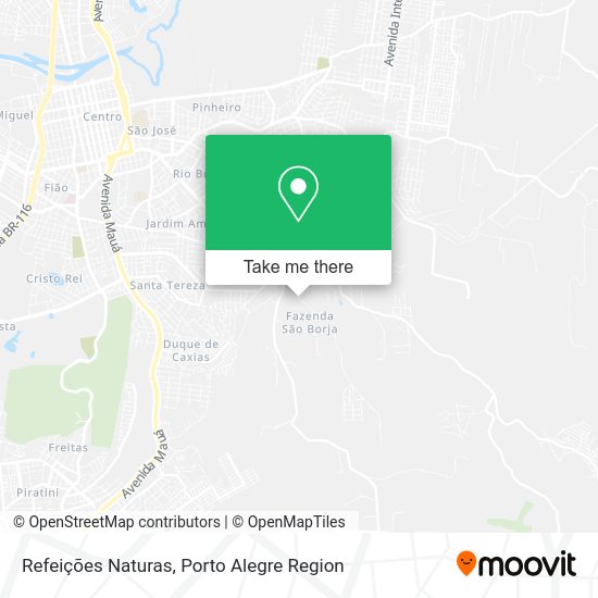 Refeições Naturas map