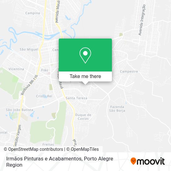 Irmãos Pinturas e Acabamentos map
