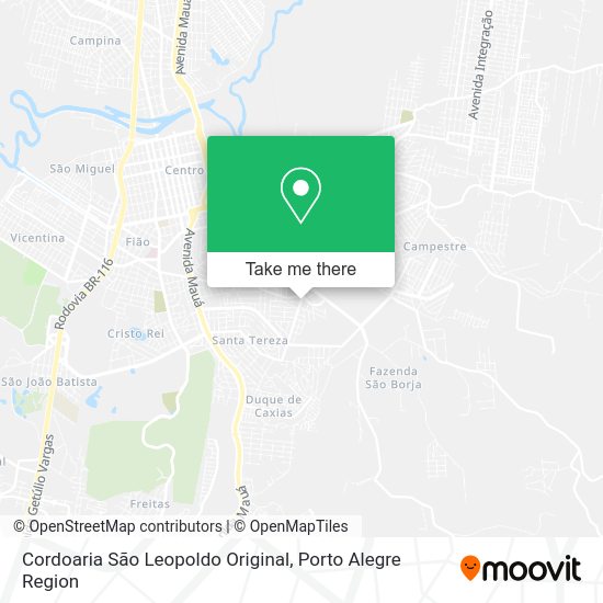 Cordoaria São Leopoldo Original map